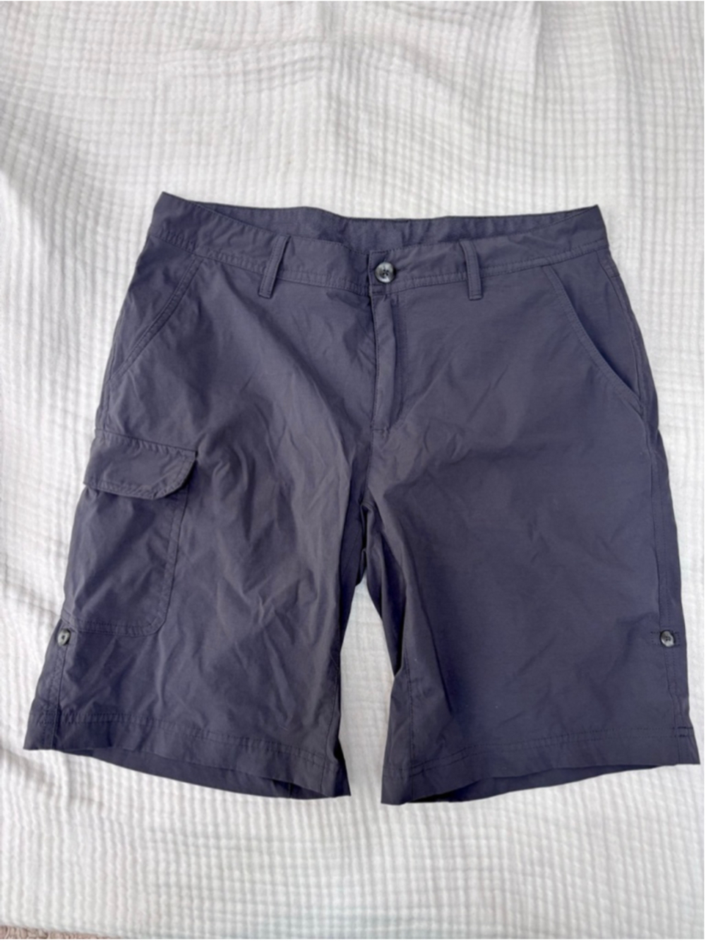 Women's Solstice Gray Cargo Shorts Size 6 outdoor adjustable